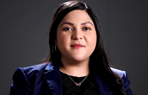 Liz dentro del programa Semillero de Gentera.