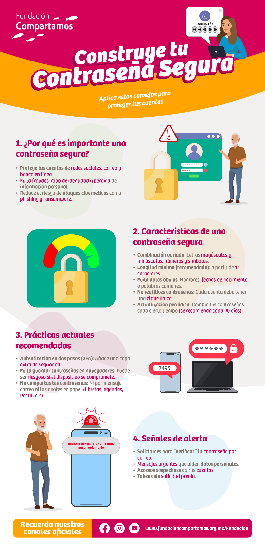 Construye una contraseña segura
