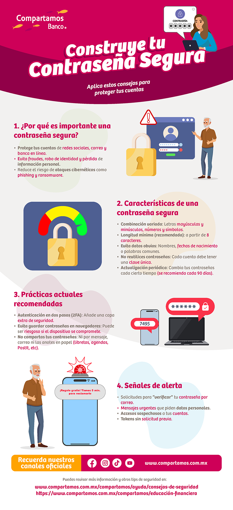 Construye una contraseña segura